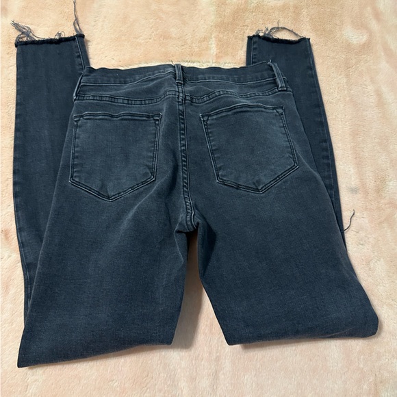 2 FOR $25! Frame Le high skinny jeans - black distressed - Picture 3 of 6